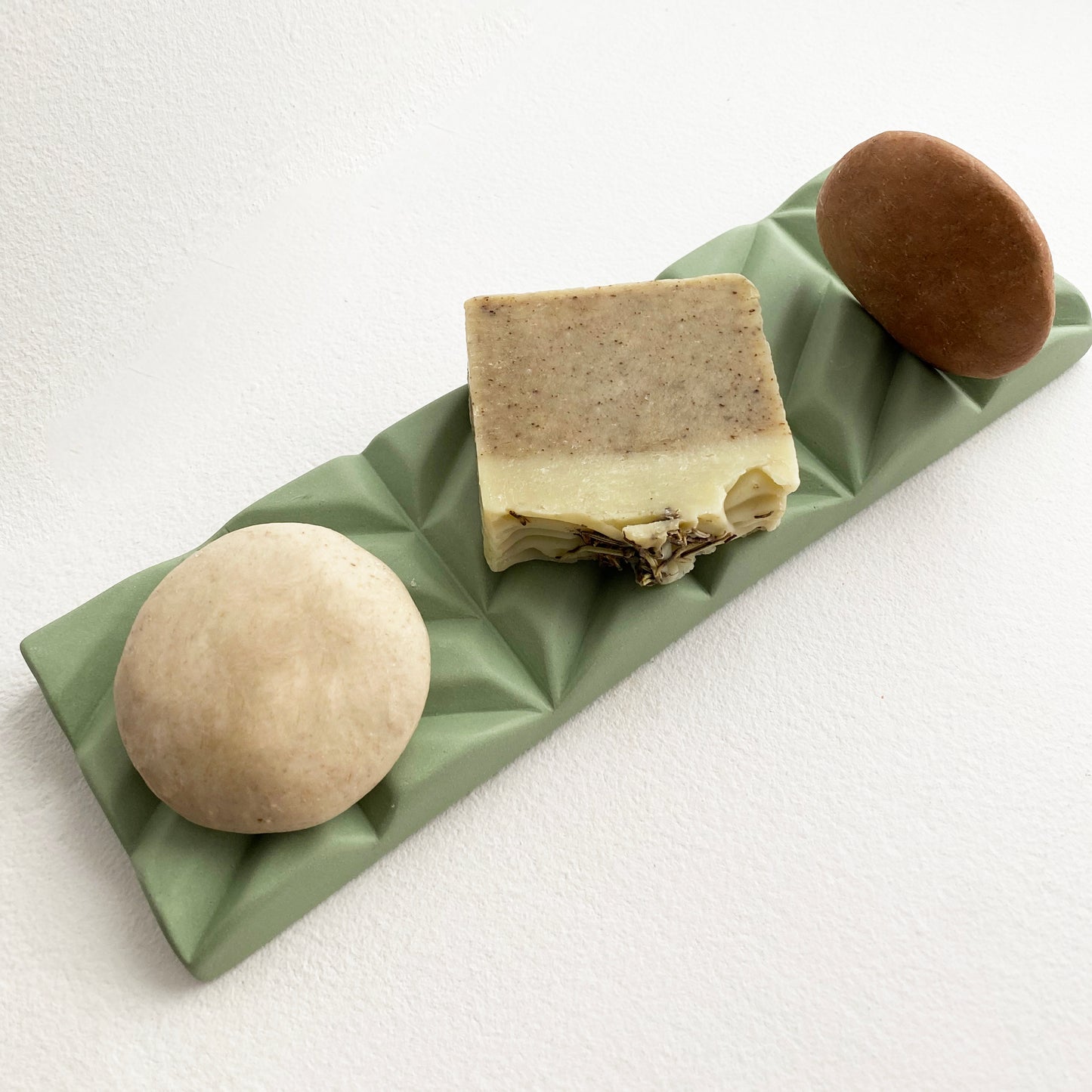 JABONERA DE CERAMICA RECTANGULAR